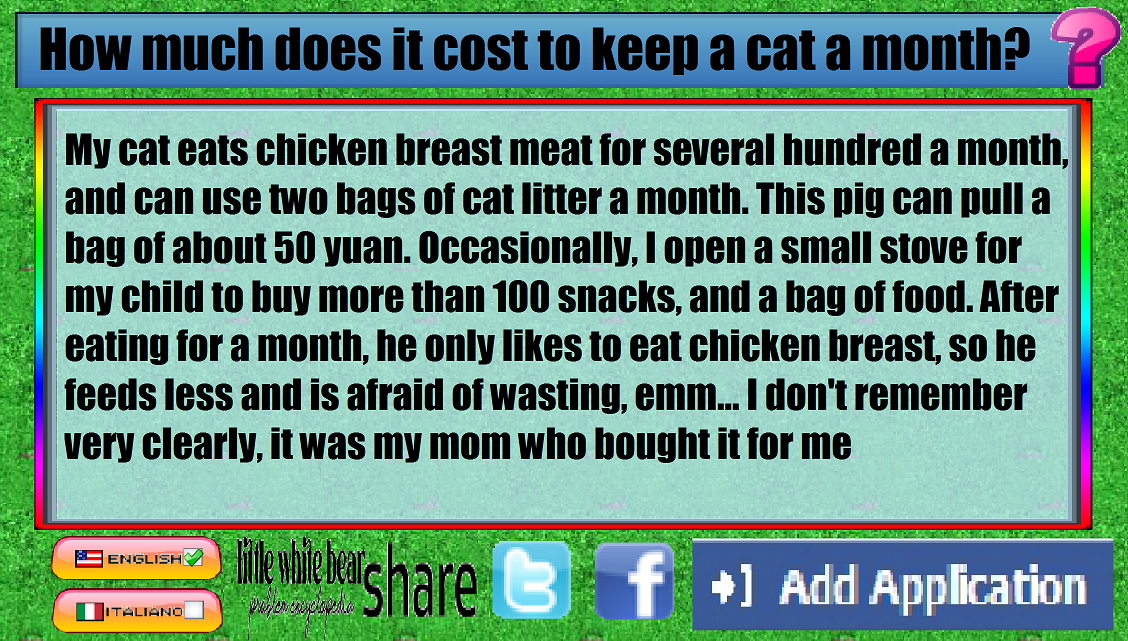 养猫大概需要花费多少钱一个月(养猫一个月大概有多少钱?)-第2张图片-喵星阁